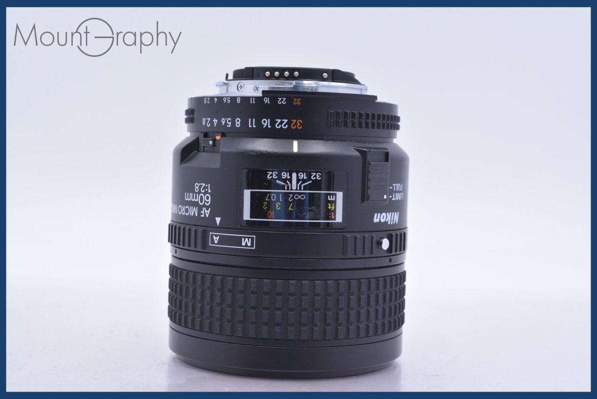 カメラ 【動作保証】 ニコン Nikon AF Micro-NIKKOR 60mm F2.8 前後