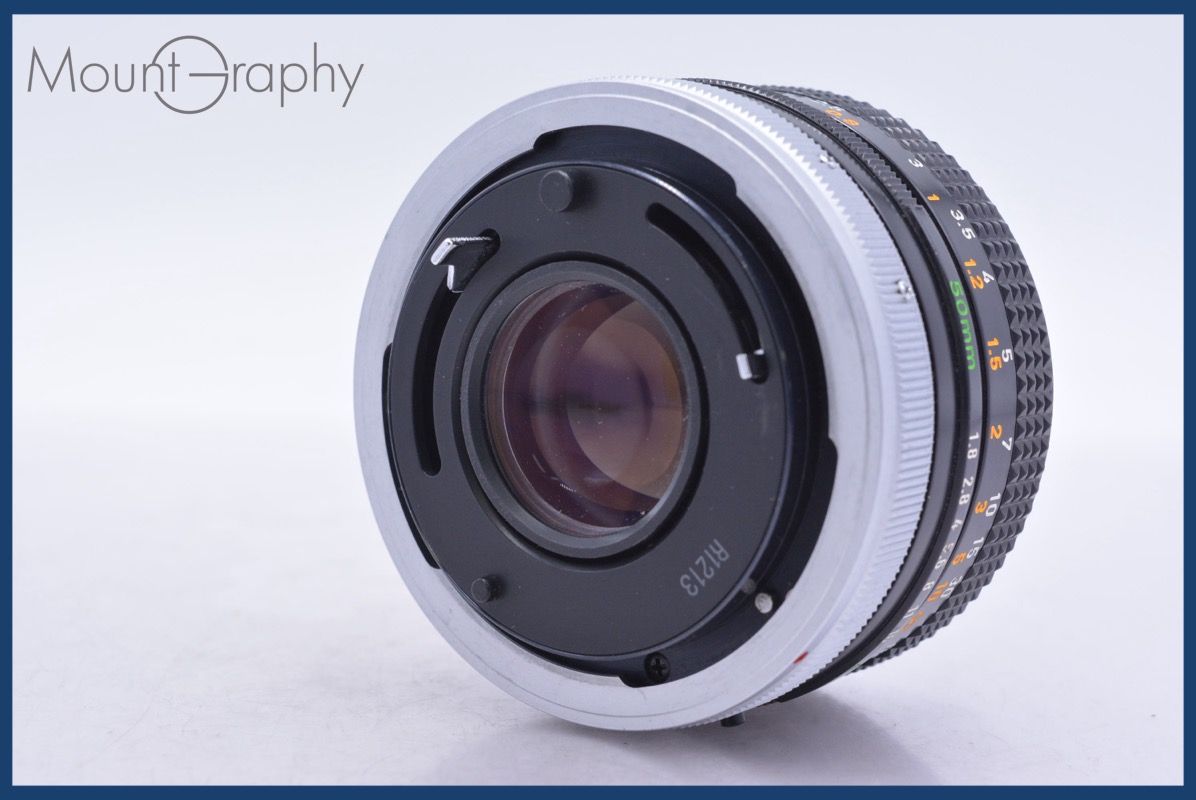 動作保証】 キヤノン Canon NEW FD 50mm F1.8 前後キャップ&レンズ