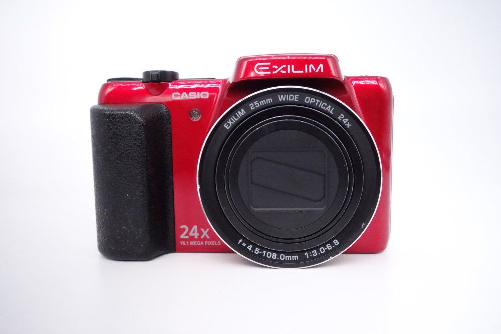 カシオ CASIO デジタルカメラ EXILIM 1610万画素 24倍 レッド EX-H50RD