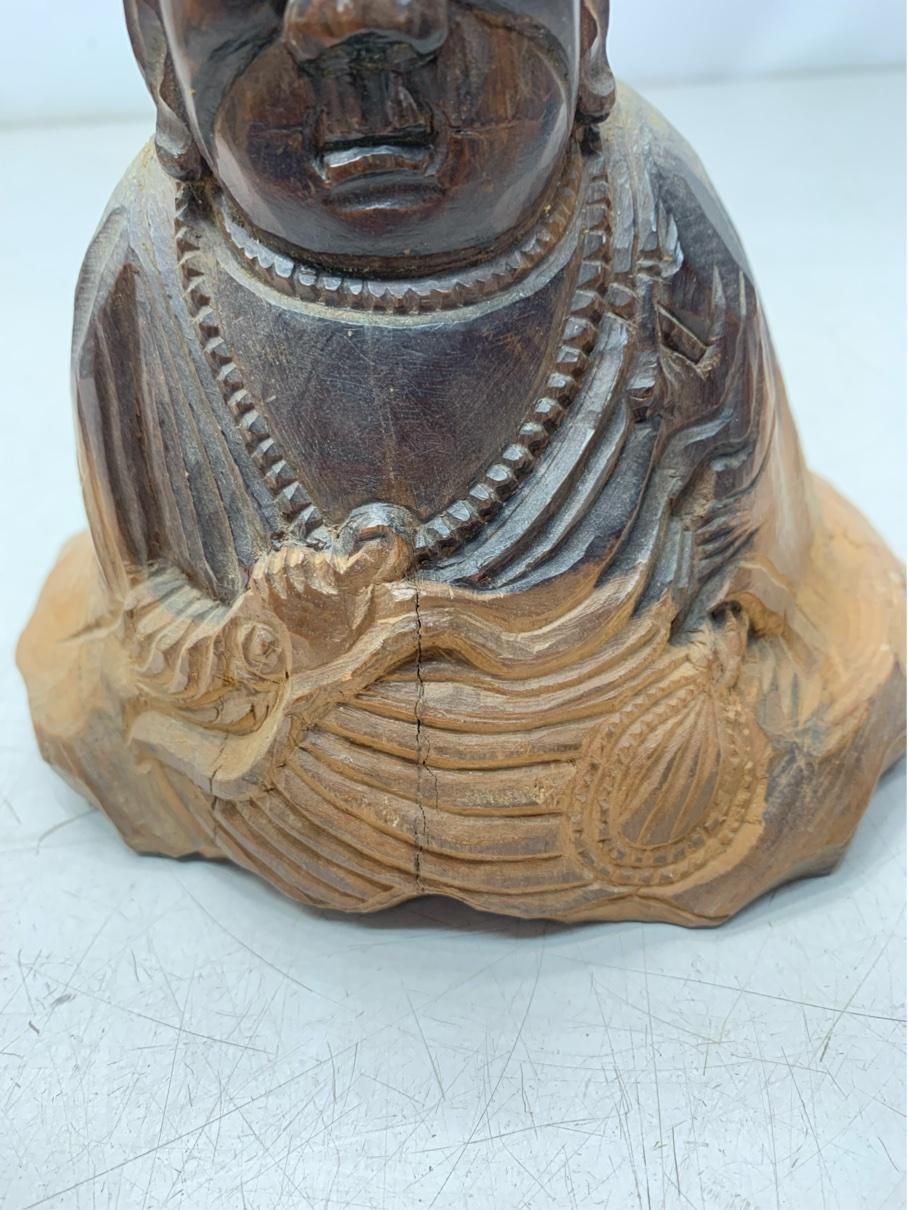 貴重 仏像 木彫り人形 弘法大師 菩薩 布袋 ヴィンテージ雑貨