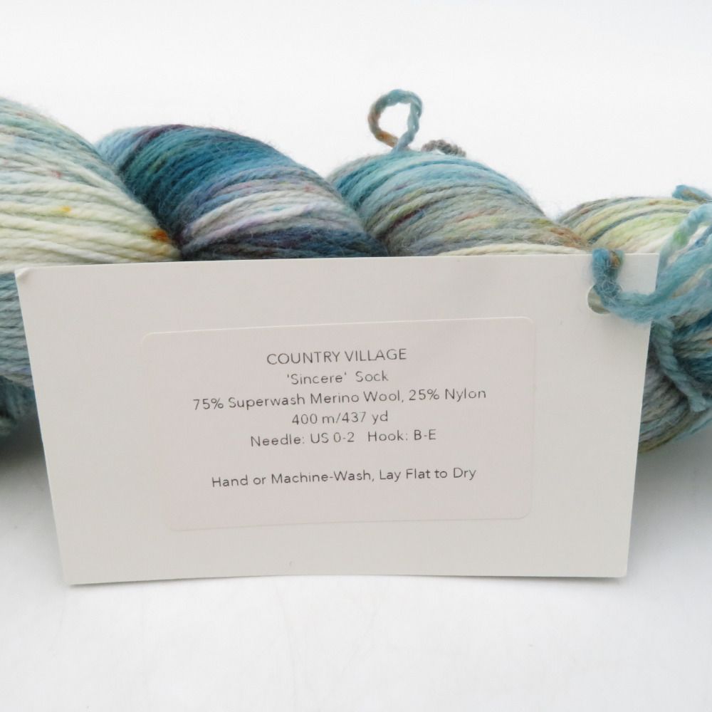 毛糸 海外毛糸 Expression Fiber Arts sincere sock 3個セット 1カセ約