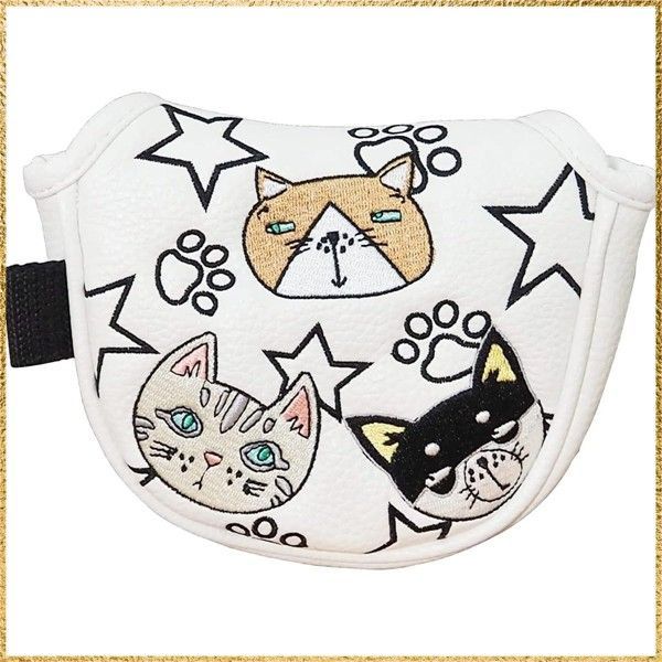 ☆彡送料無料でお届け☆彡 DULLY NA USA CAT ダリーナキャット パターカバー DN-PC02 マレットタイプ用 ホワイト 4,384円