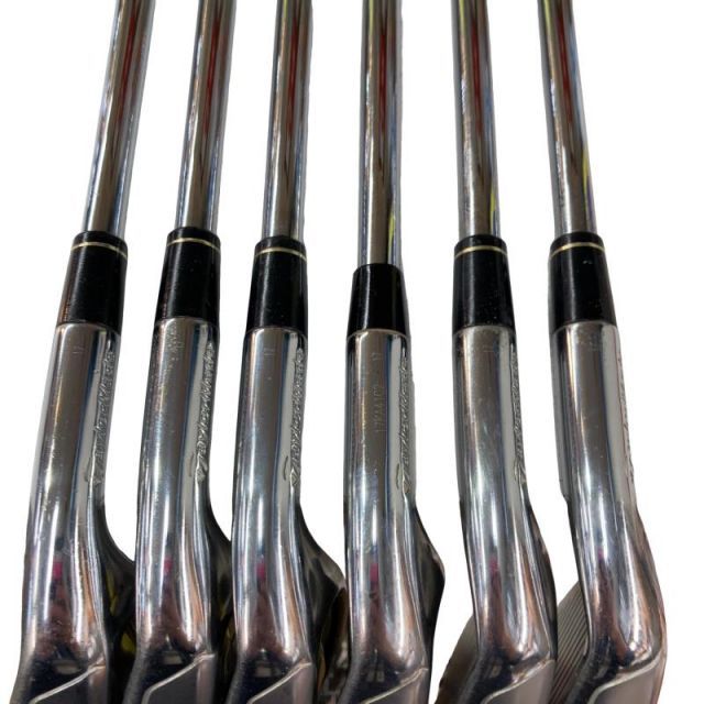 中古】 テーラーメイド R11 6S アイアンセット IR リシャフト