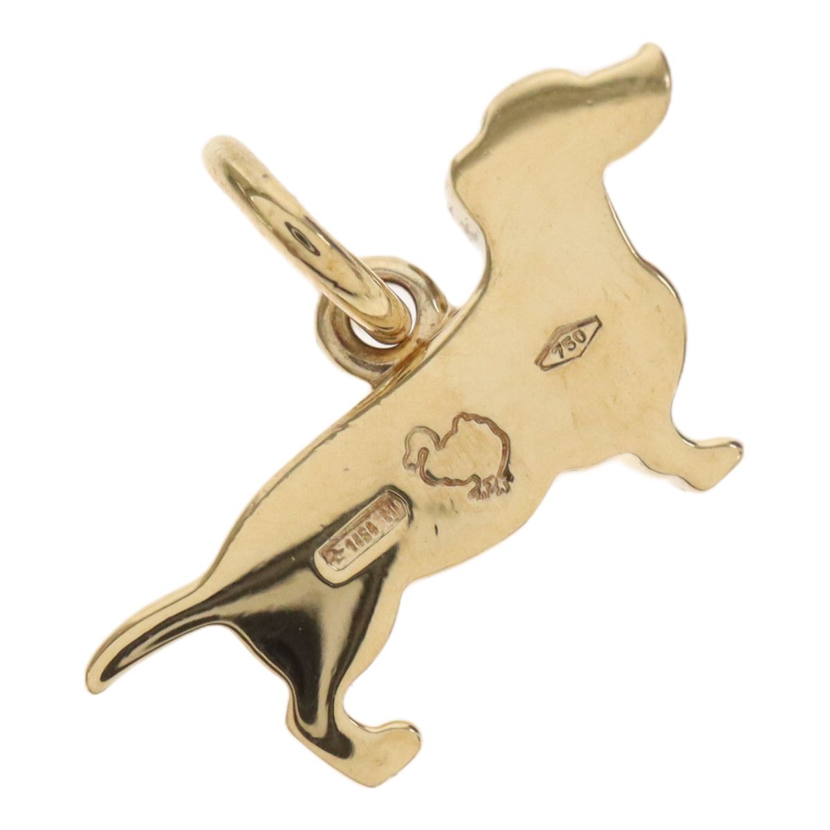 Pomellato ポメラート Dodo ドド 750YG K18 18金イエローゴールド イヌ