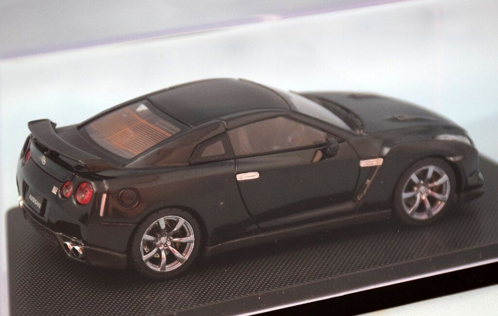 MMP 1/43 EBBRO HOT! NISSAN GT-R 2007(SUPER BLACK) 44040 - メルカリ