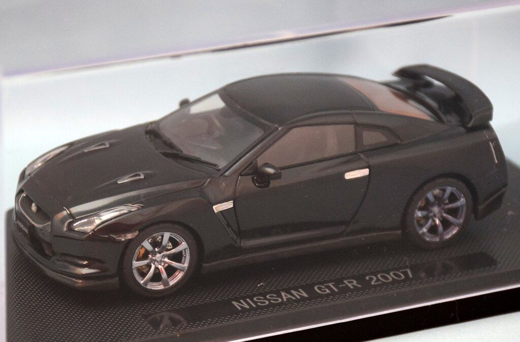 MMP 1/43 EBBRO HOT! NISSAN GT-R 2007(SUPER BLACK) 44040 - メルカリ