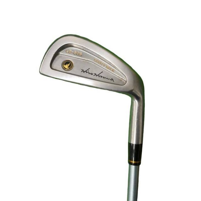 中古】 本間ゴルフ LB-606 黒七宝 8S アイアンセット IR リシャフト