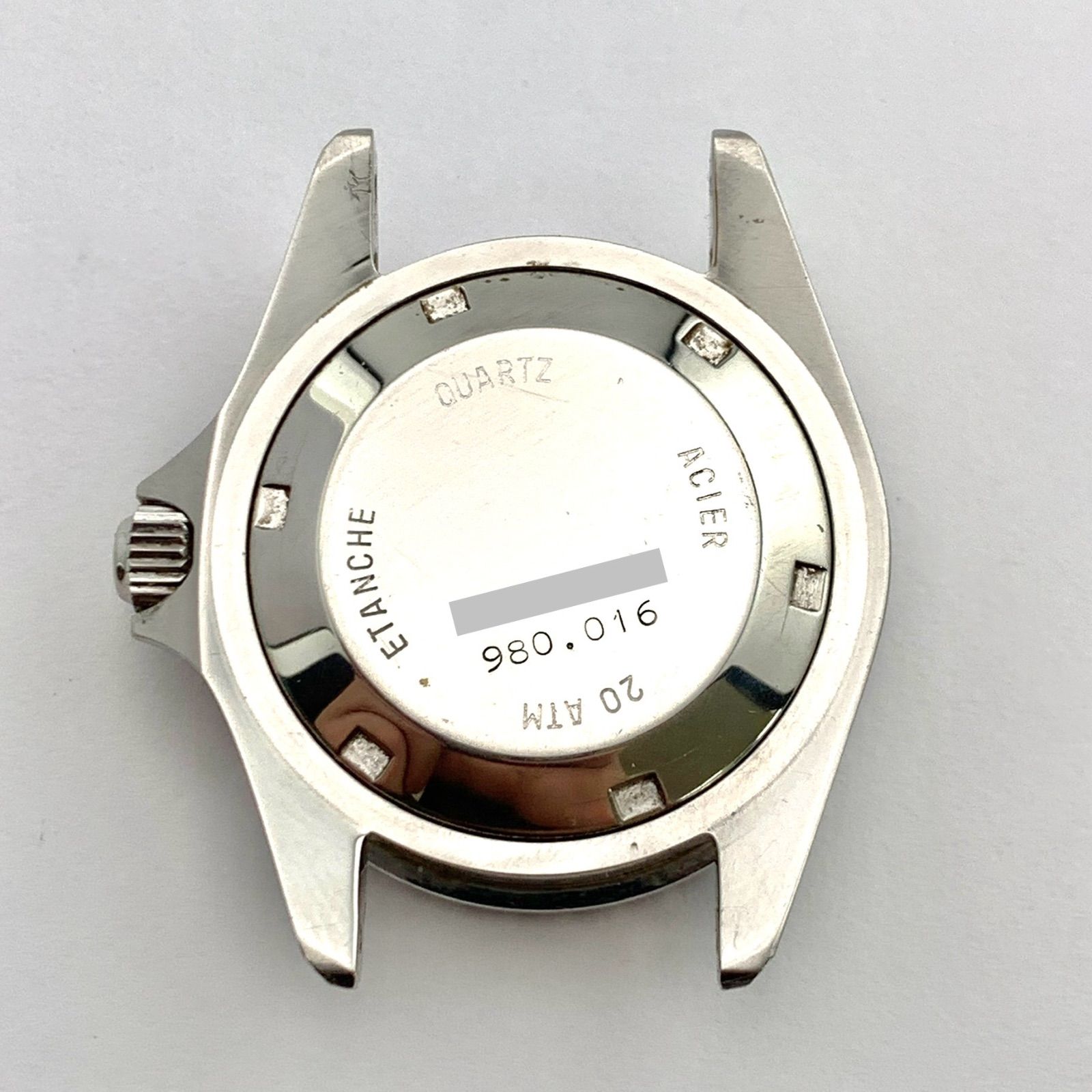 ジャンク】タグホイヤー 980.016 オレンジダイヤル クォーツ腕時計