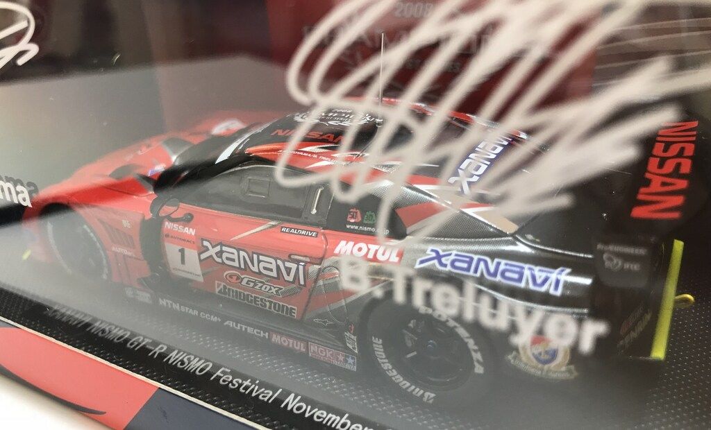 MMP 1/43 EBBRO #1 XANAVI NISMO GT-R 2008 NISMO FESTIVAL RED/SILVER