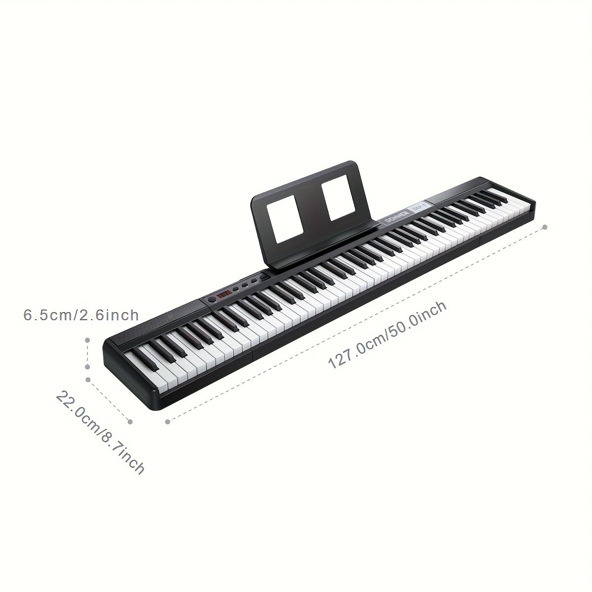 88鍵盤・ポータブル】Donner DEP-1 デジタルピアノ キーボード - フル