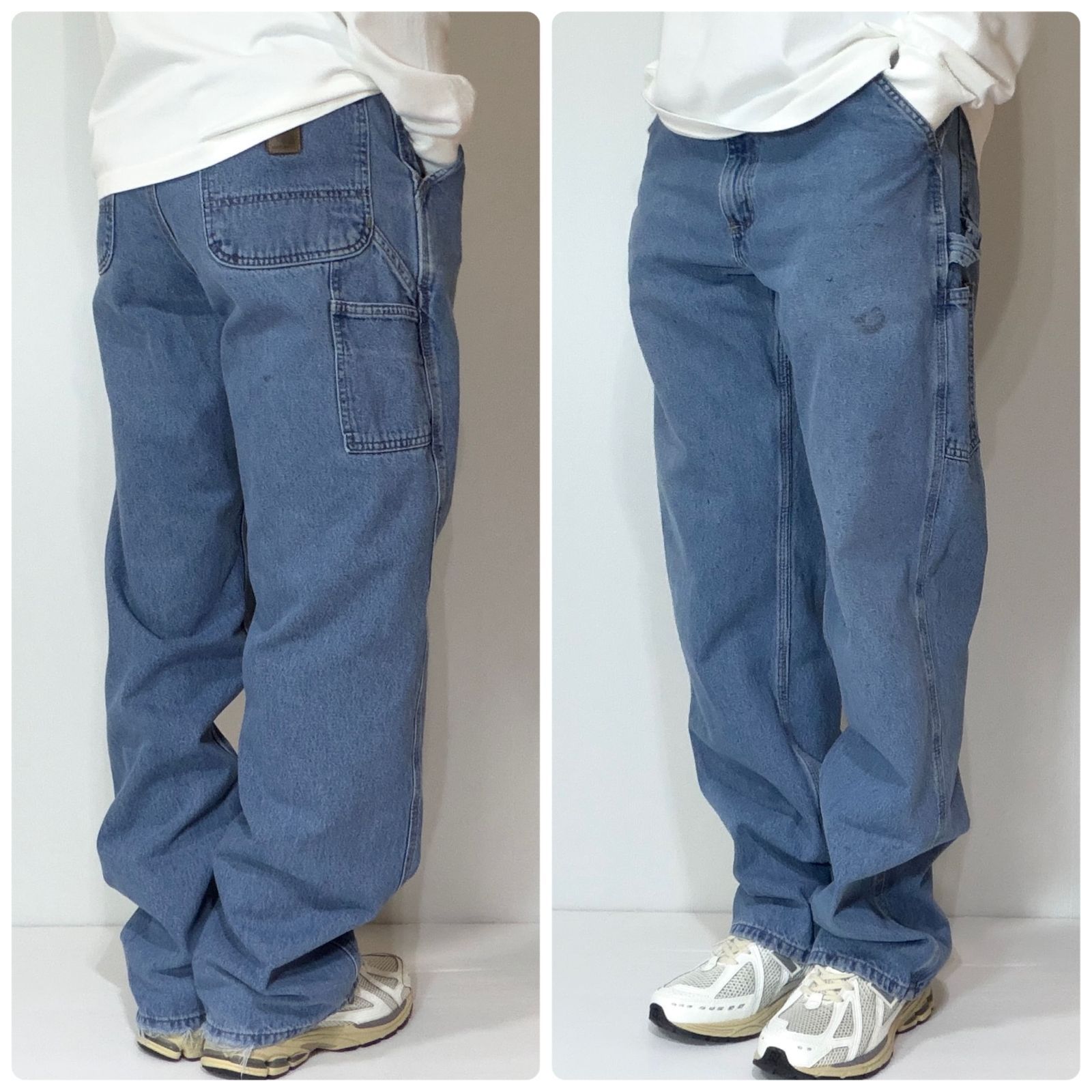 US企画 Carhartt カーハート シングルニー デニムペインターパンツ 