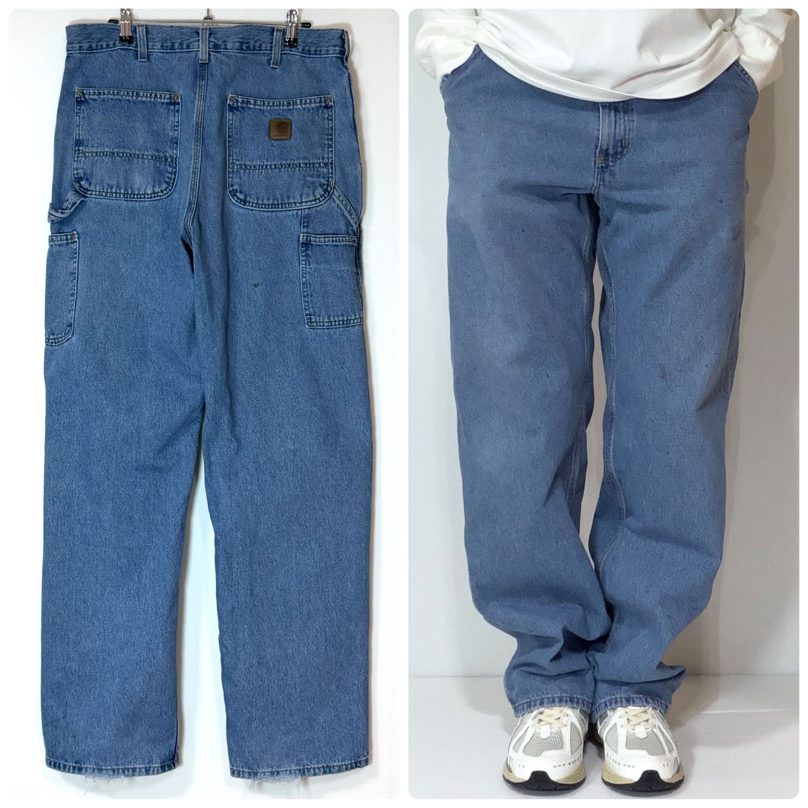 US企画 Carhartt カーハート シングルニー デニムペインターパンツ
