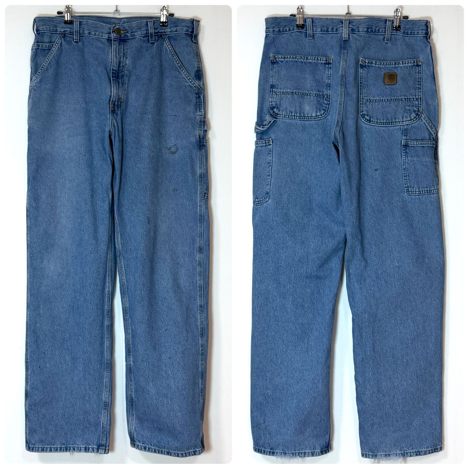 US企画 Carhartt カーハート シングルニー デニムペインターパンツ 