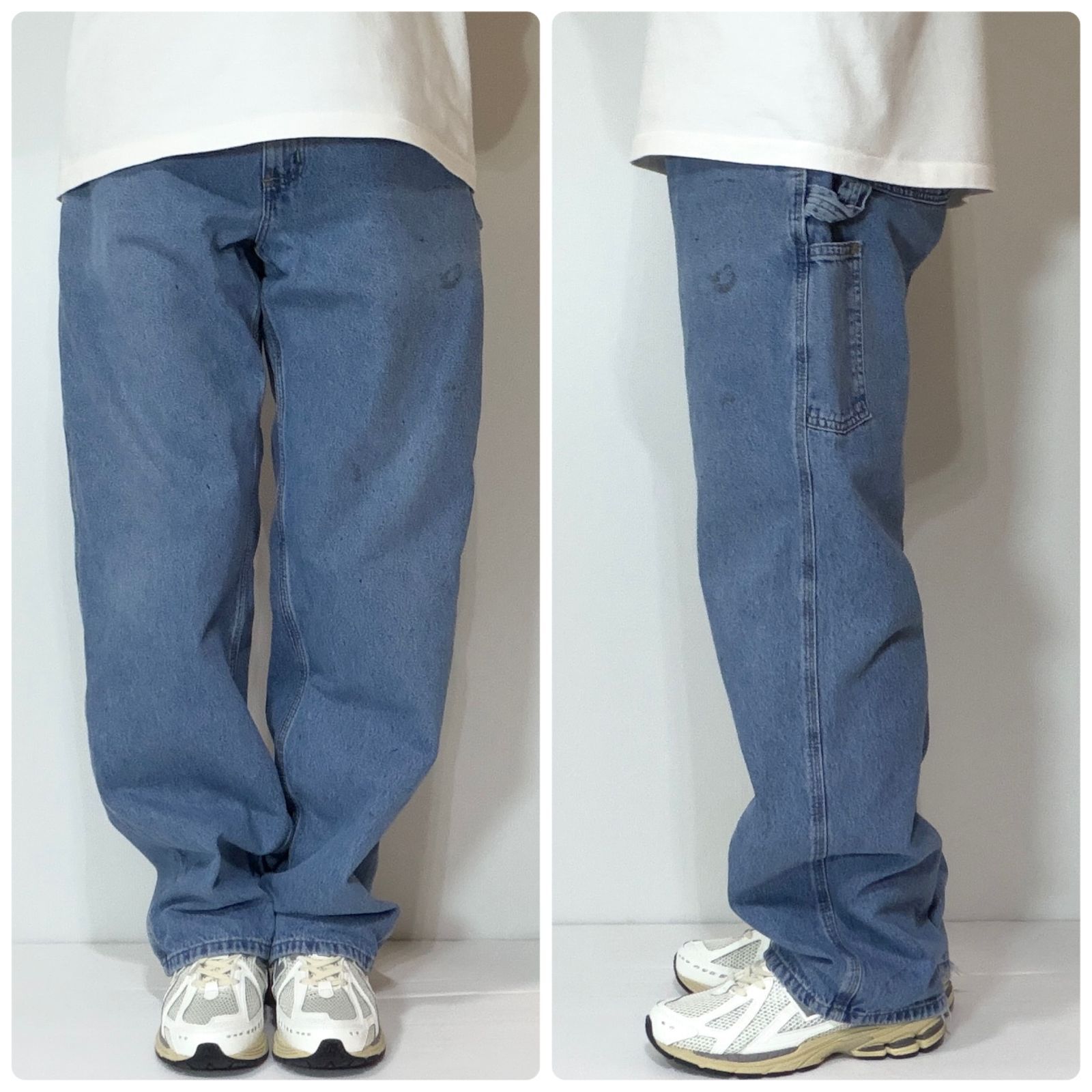US企画 Carhartt カーハート シングルニー デニムペインターパンツ 
