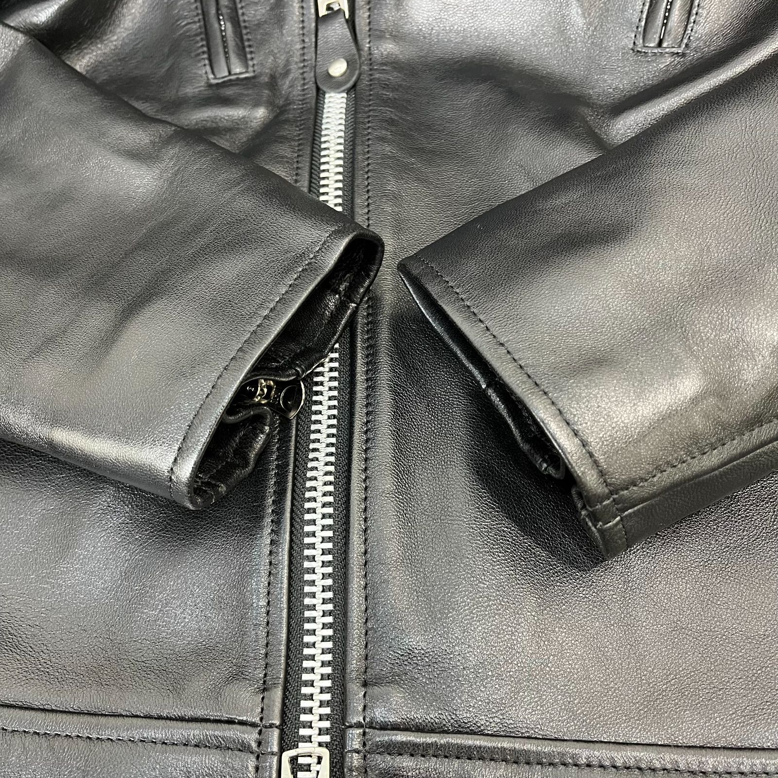 Schott ダブルライダースジャケット レザージャケット XL 羊革 782