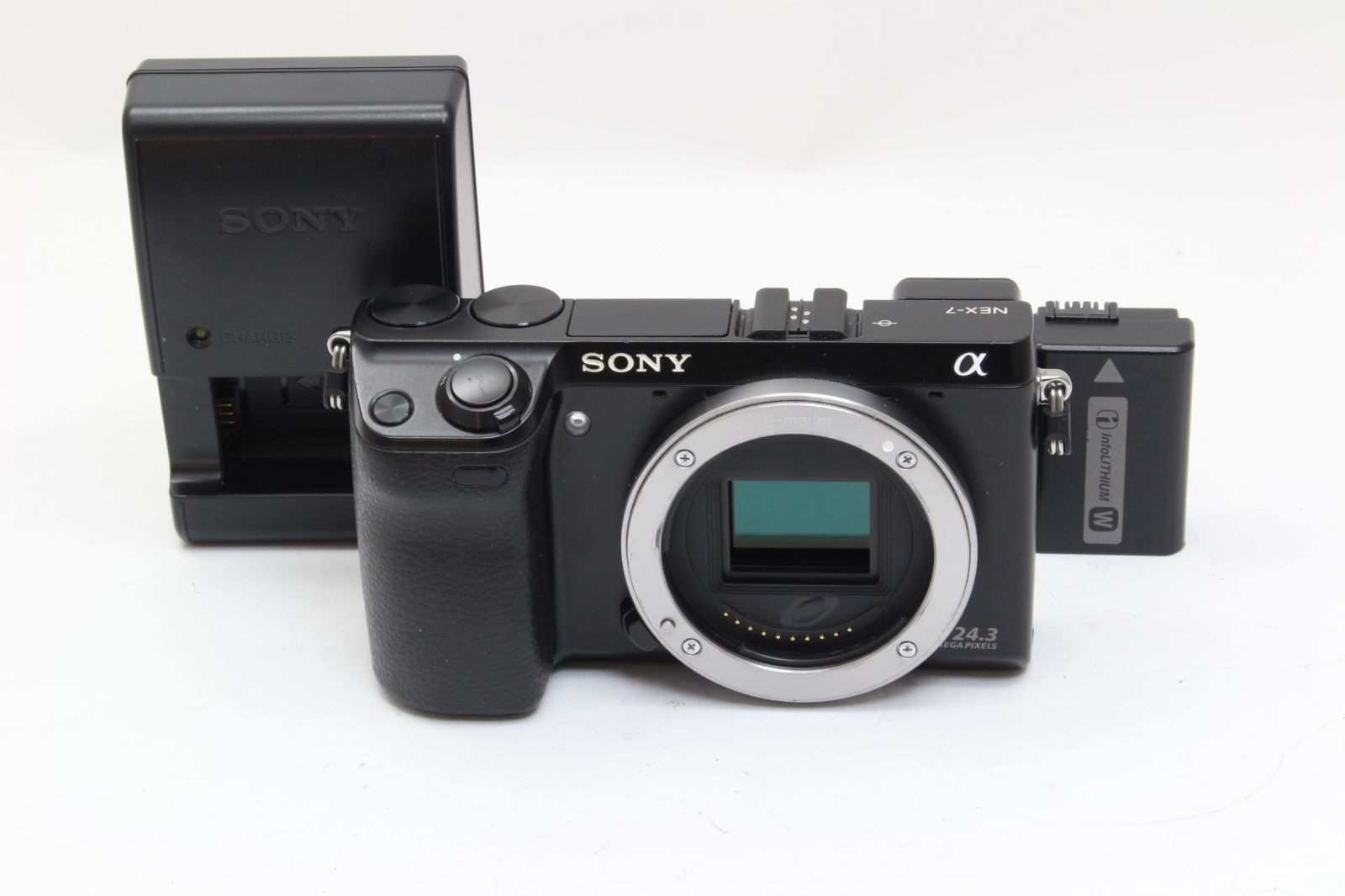 AB (良品) SONY ソニー NEX-7 ボディ ブラック ショット数7287回 初期