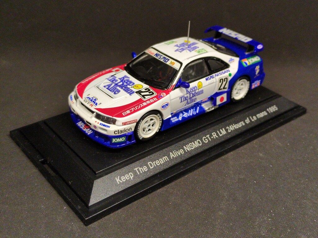 MMP 1/43 EBBRO Racing Keep The Dream Alive NISMO GT-R LM 24Hours