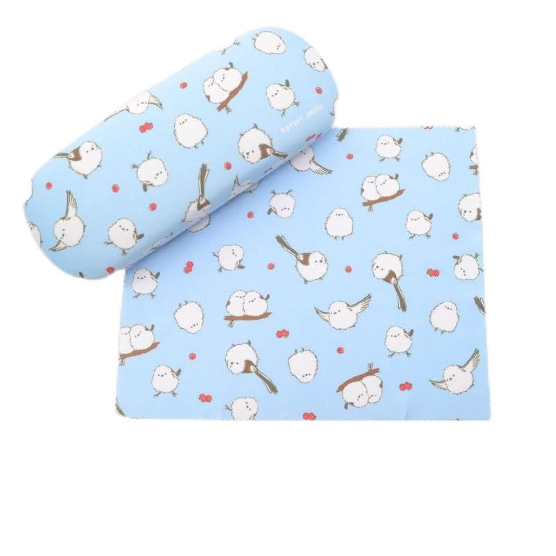 Exceed Japan] メガネケース わくわくシマエナガ クロス付 眼鏡拭き