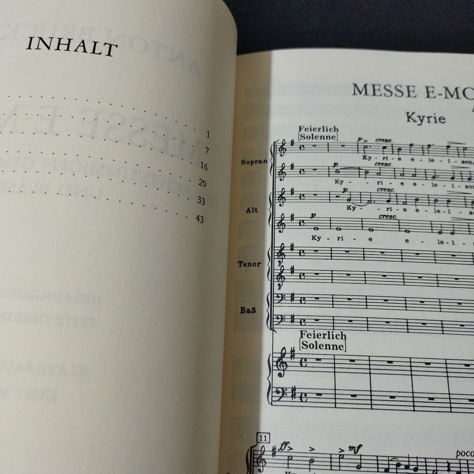 合唱ヴォーカルスコア ブルックナー ミサ曲 第2番 ホ短調 Fritz