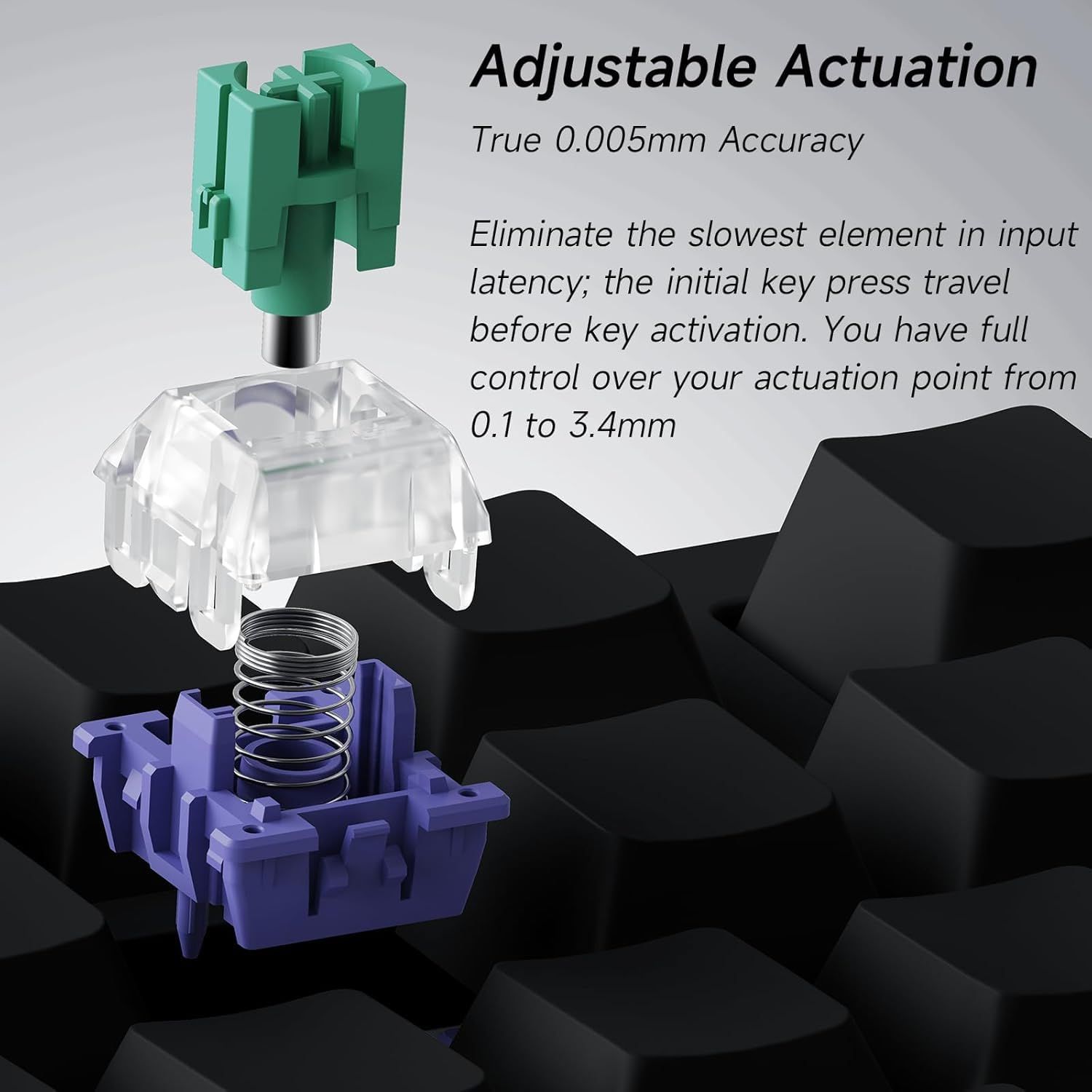 正規代理店品】MCHOSE JET 75 ラピッドトリガーキーボード ポーリング