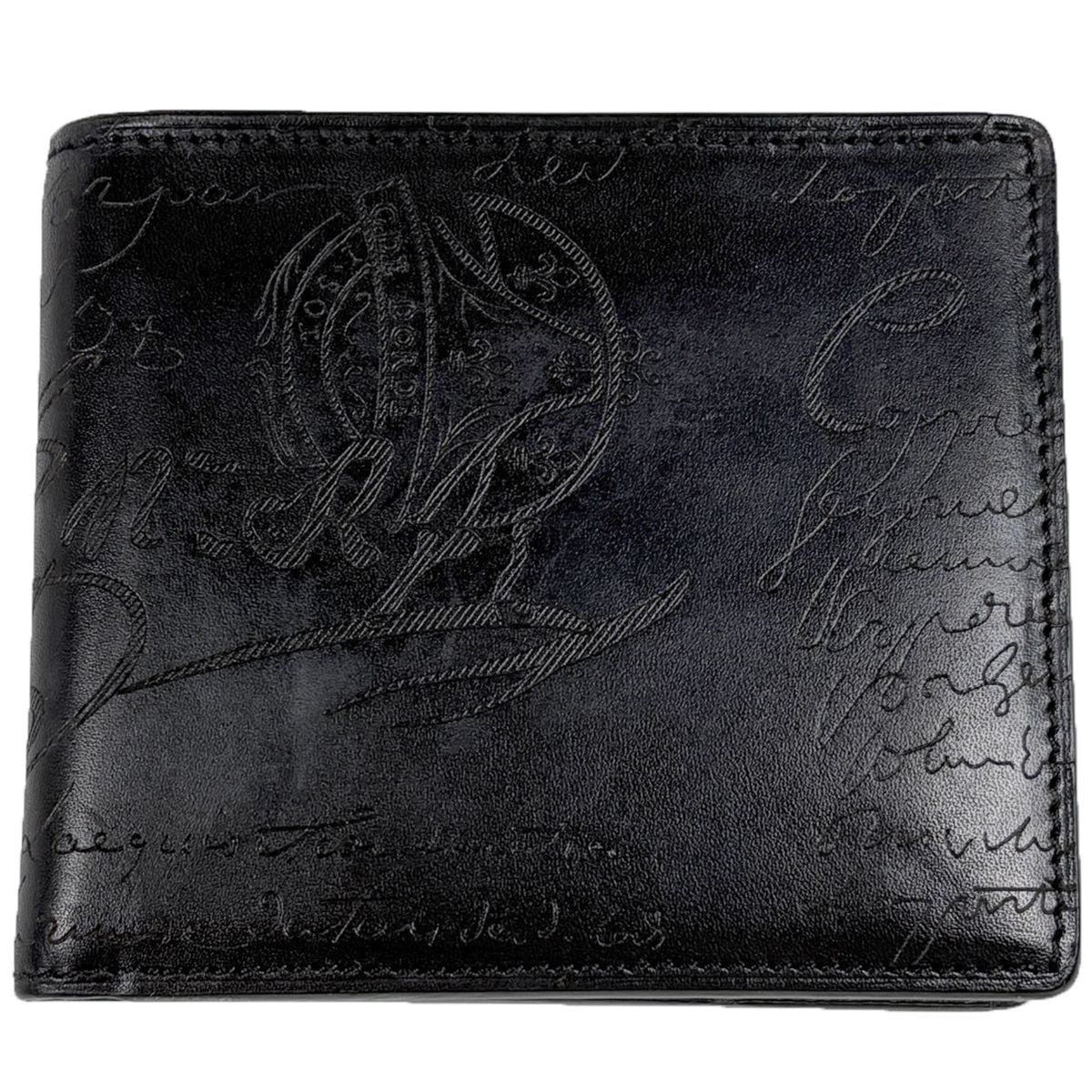 ベルルッティ Berluti マコレ 二つ折り財布 カリグラフィ カード入れ