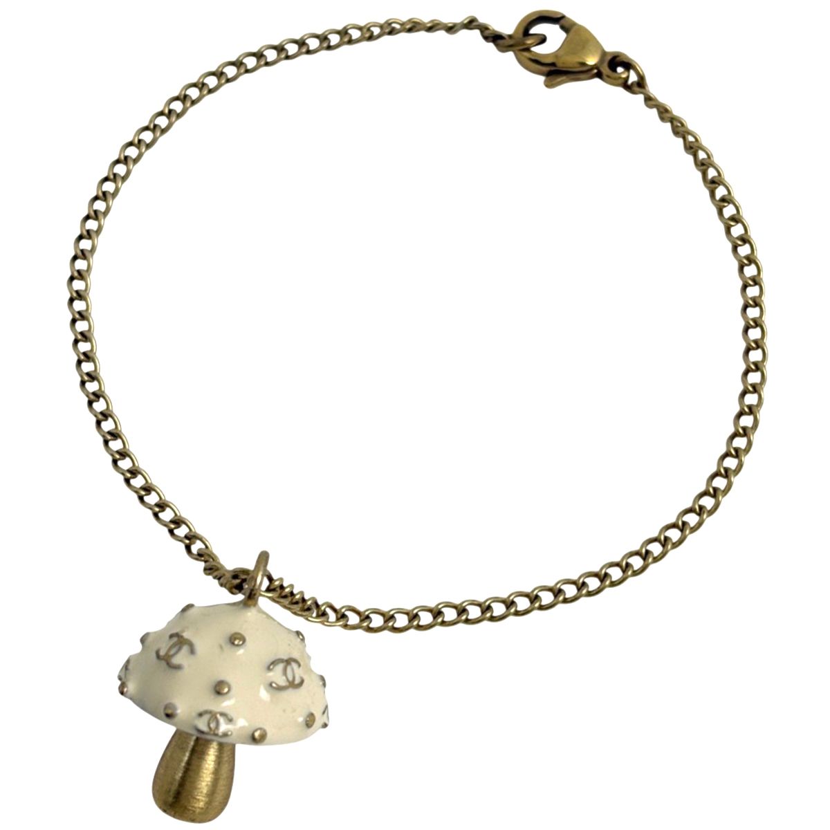 シャネル CHANEL ココマーク ブレスレット キノコモチーフ