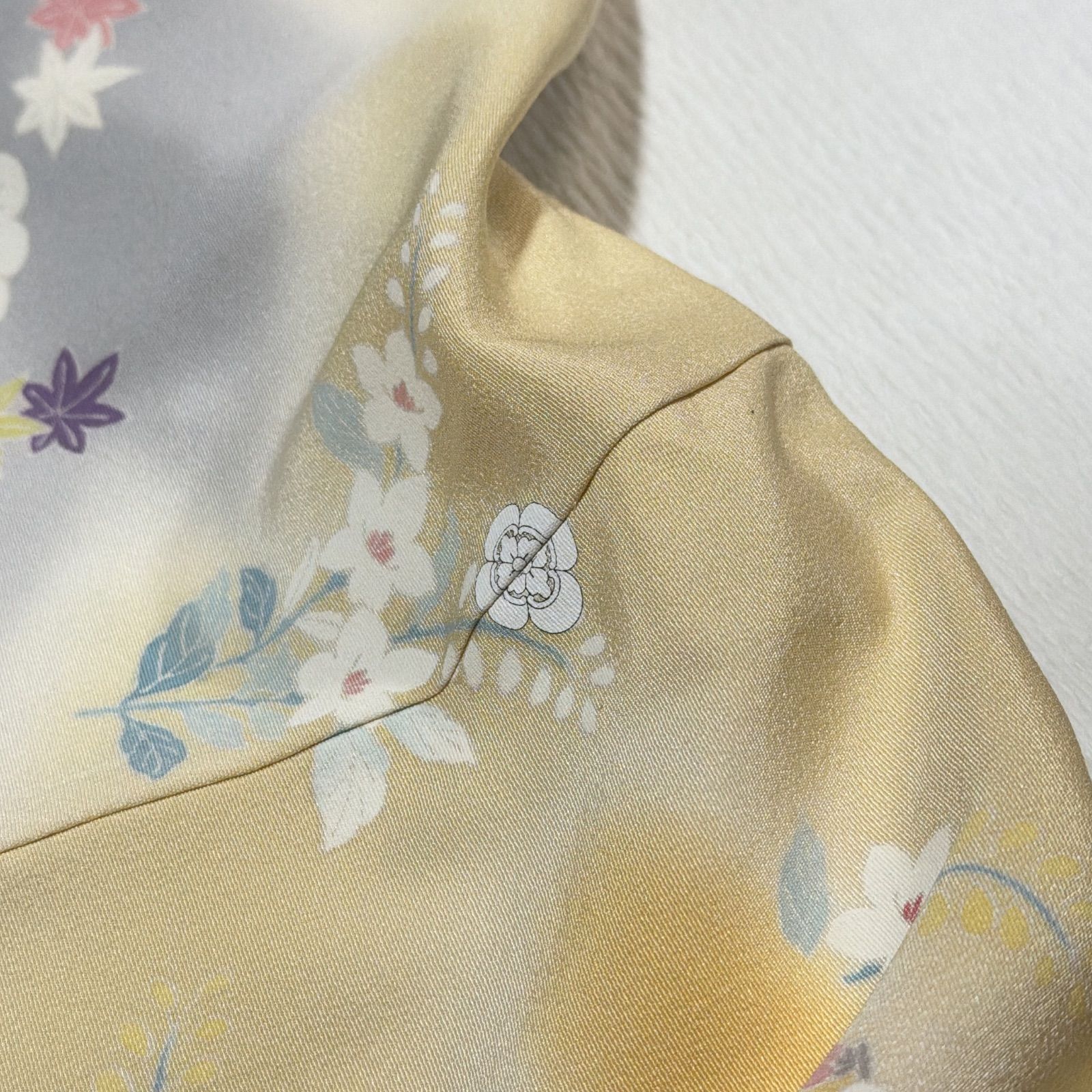 訪問着 正絹 セット 金駒刺繍 - メルカリ