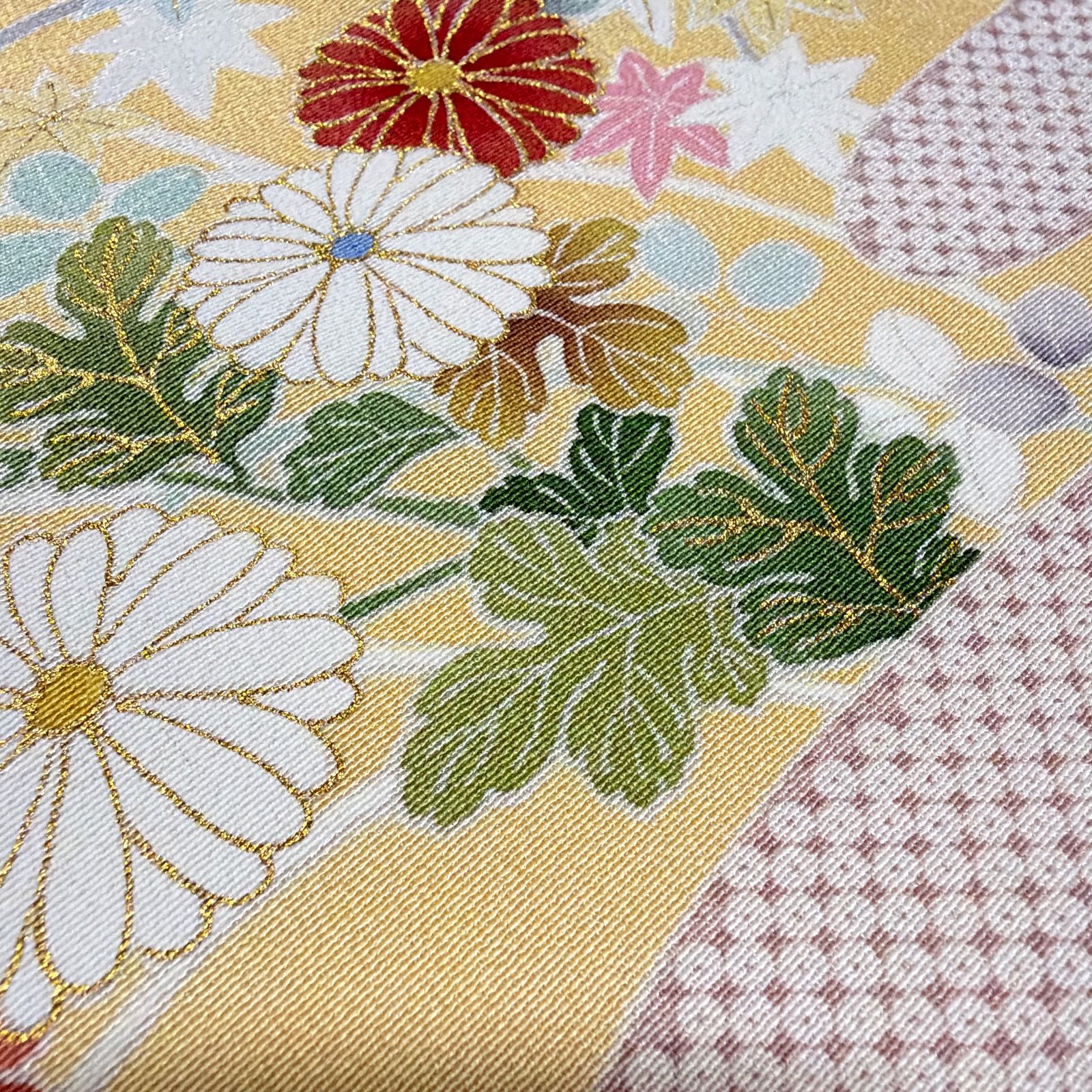 訪問着 正絹 セット 金駒刺繍 - メルカリ