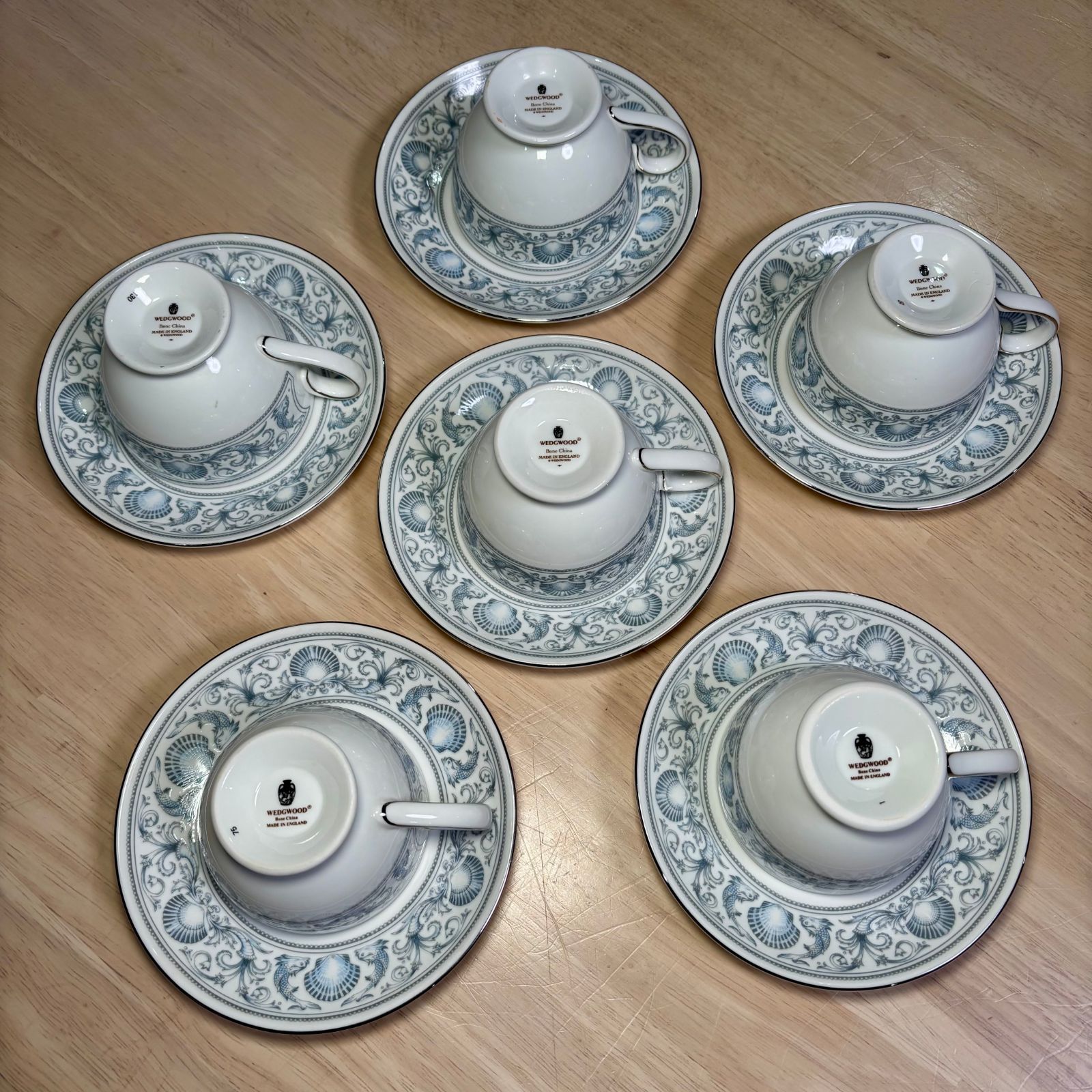 特価品】ウェッジウッド ドルフィンホワイト 6客セット - メルカリ