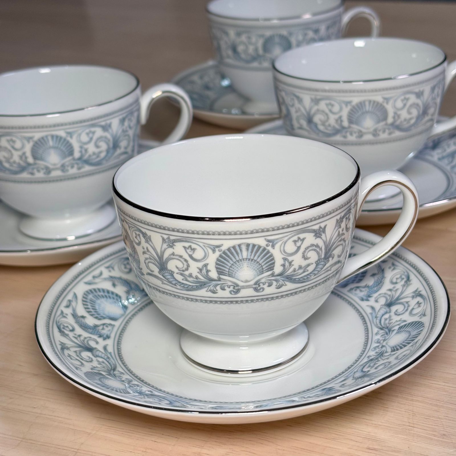 特価品】ウェッジウッド ドルフィンホワイト 6客セット - メルカリ