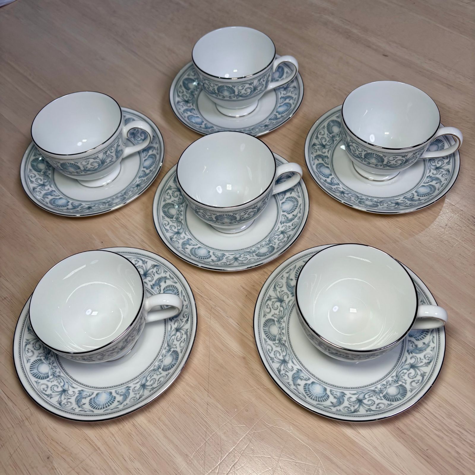 特価品】ウェッジウッド ドルフィンホワイト 6客セット - メルカリ