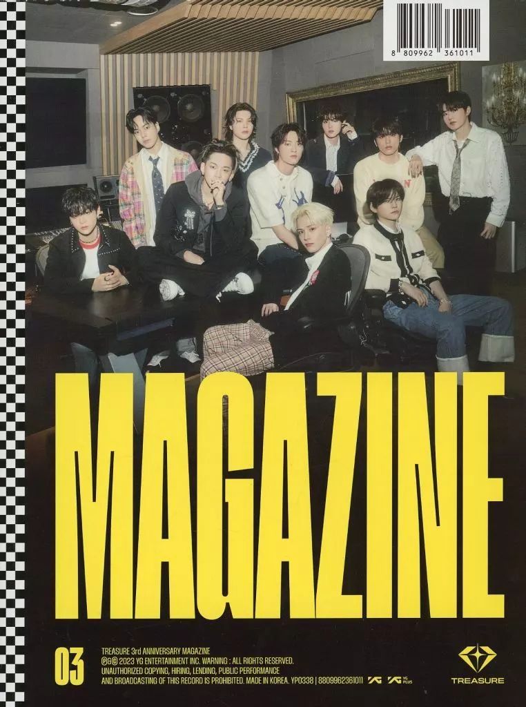 中古】男性写真集 ≪韓流≫ 単品)TREASURE 3rd ANNIVERSARY MAGAZINE