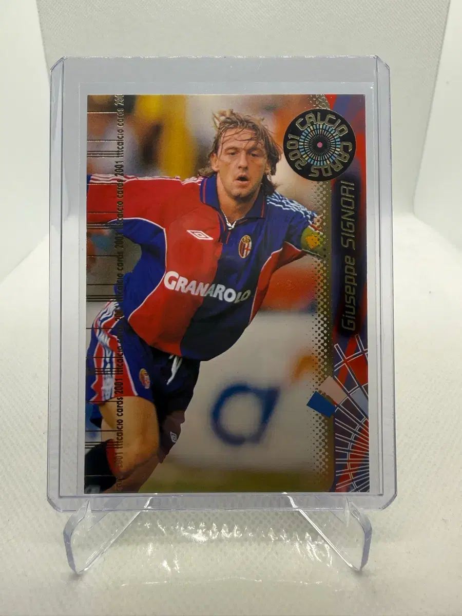 2001 Panini Calcio Giuseppe Signori サッカーカード (ボローニャ
