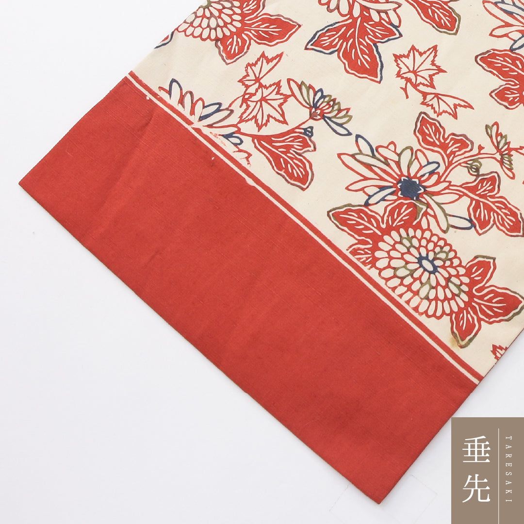 九寸名古屋帯（紬） 帯丈356cm カジュアル 名古屋仕立て 全通 Cランク