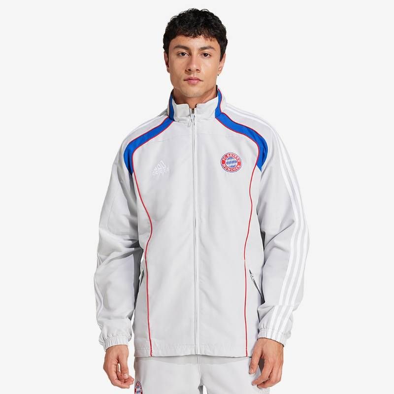 【送料無料・匿名配送】adidas アディダス バイエルンミュンヘン 24/25 トラックトップ ジャージ ジャケット 灰色 グレー 新品 正規品 並行輸入 日本未発売