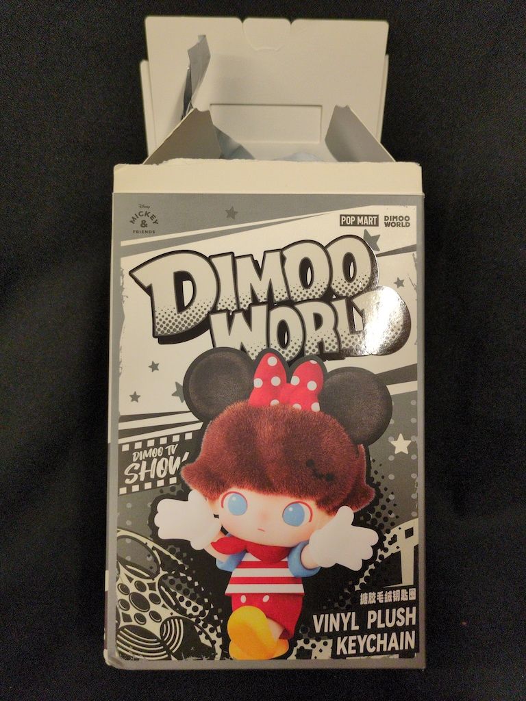 POPMART×DIMOO WORLD VINYL PLUSH KEYCHAIN DONALD DUCKS SINGING