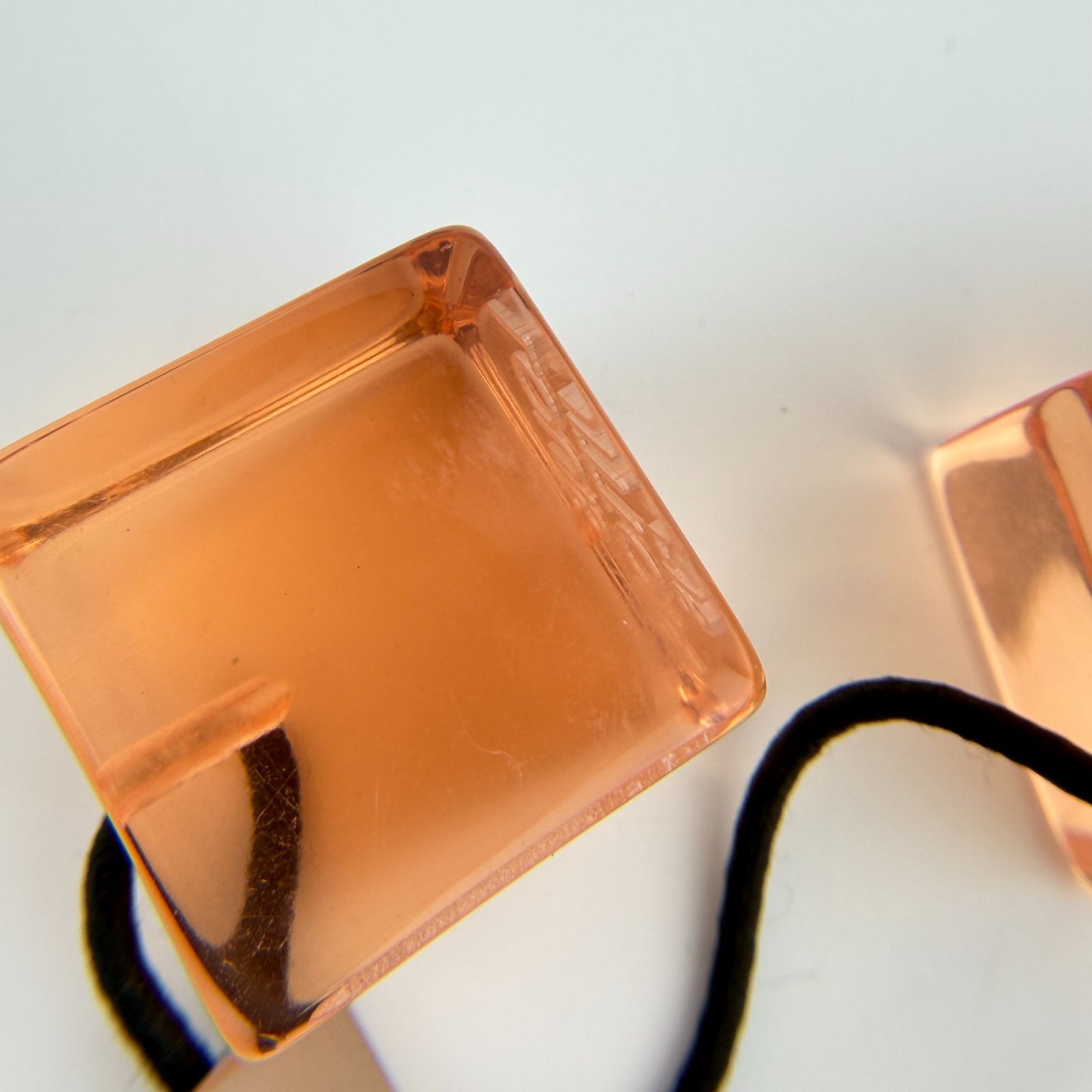 中古】LOUIS VUITTON ルイヴィトン ヘアキューブ ヘアゴム ピンク