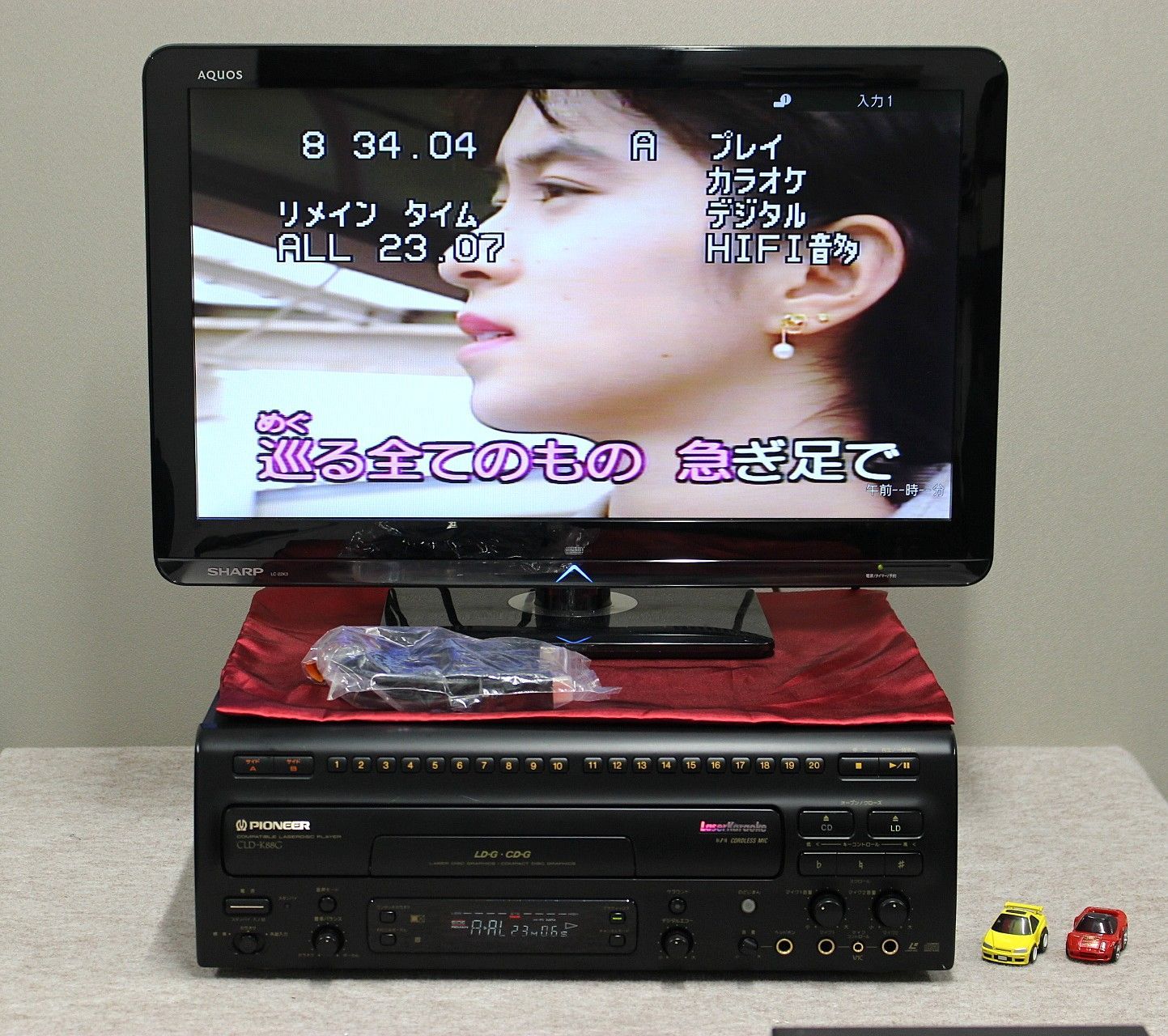 PIONNER カラオケCD/LDコンパチブルレーザーディスクプレーヤーCLD