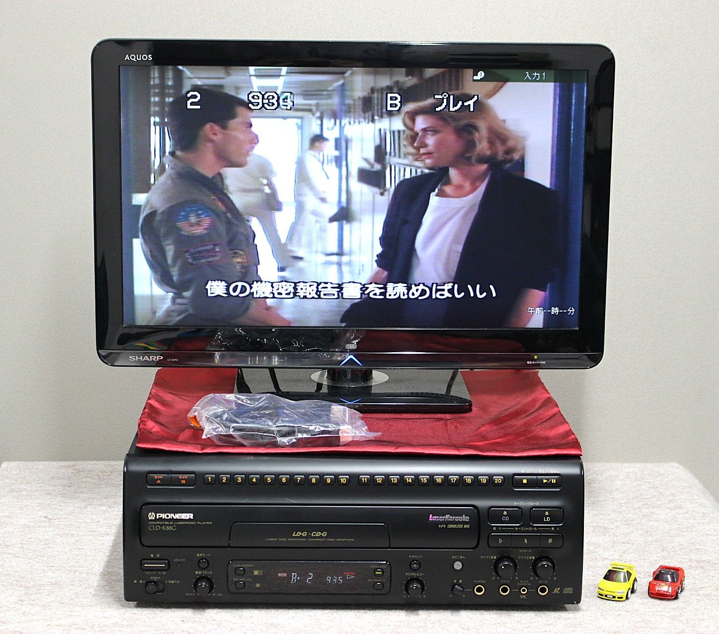 PIONNER カラオケCD/LDコンパチブルレーザーディスクプレーヤーCLD