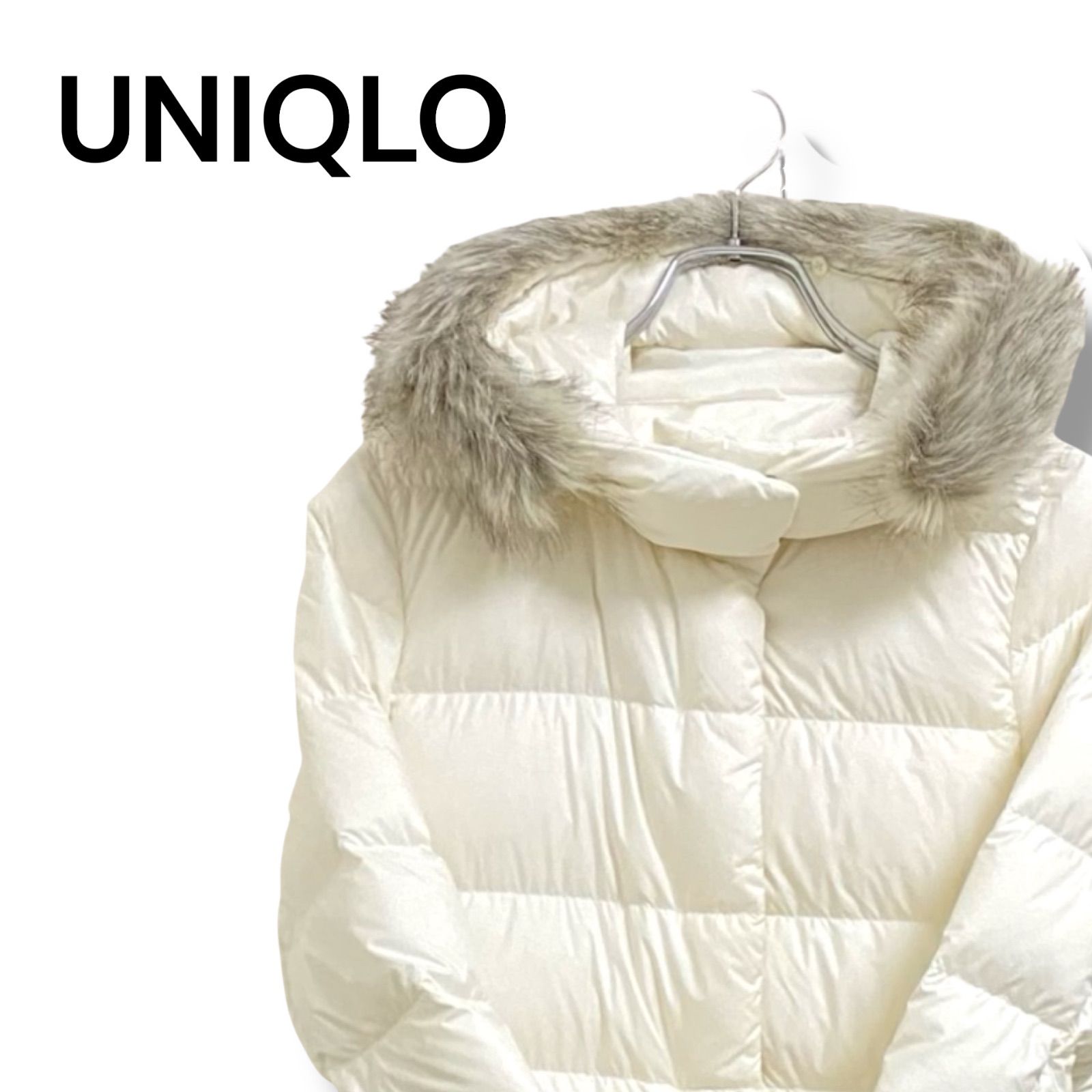 UNIQLO ユニクロ ホワイト レディース アウター ジャケット ダウン