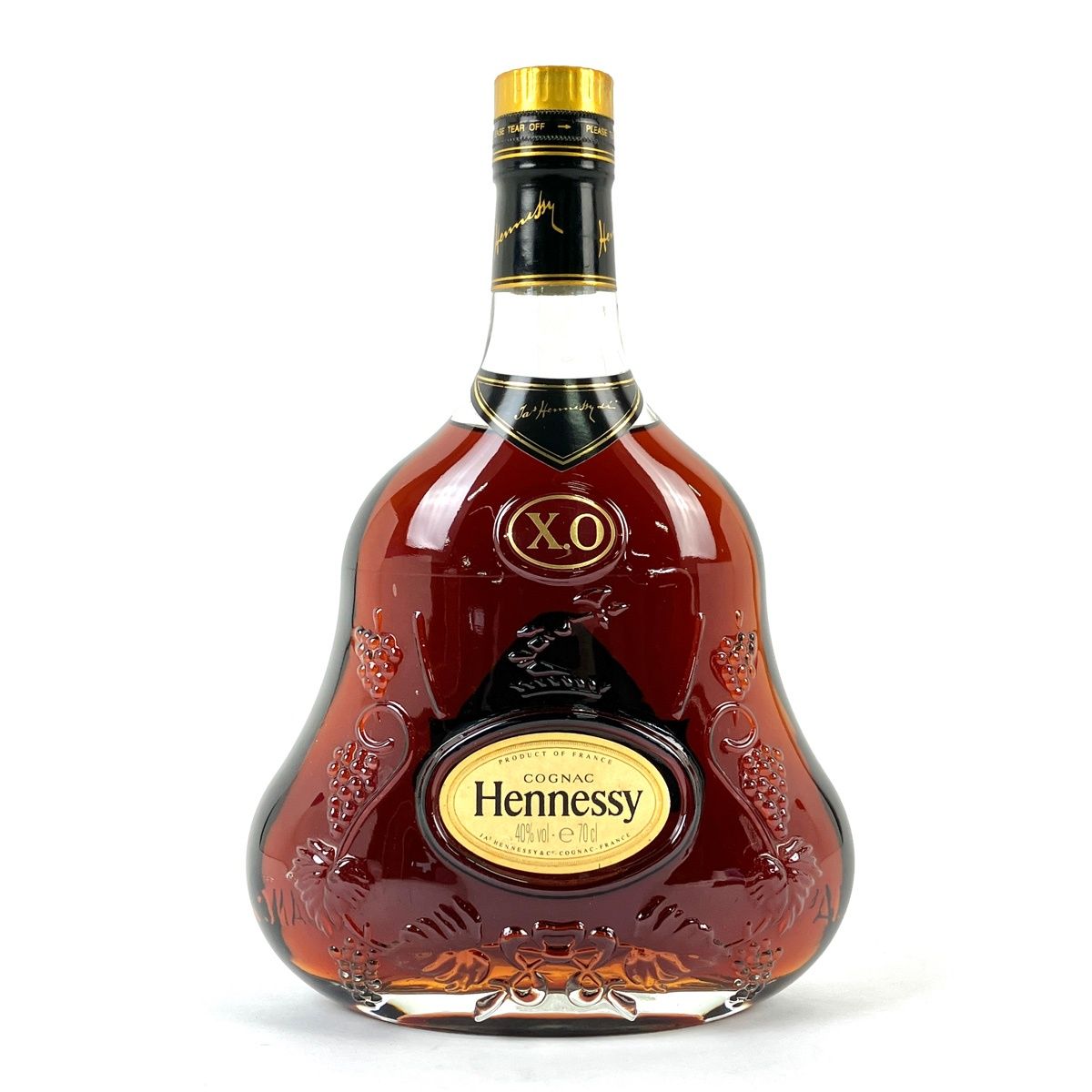 ヘネシー Hennessy XO 金キャップ クリアボトル 700ml ブランデー