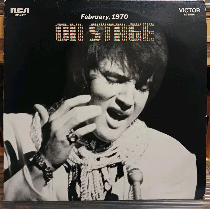 エルビス プレスリー LP 79 初年度 On Stage 1970 EX + - メルカリ