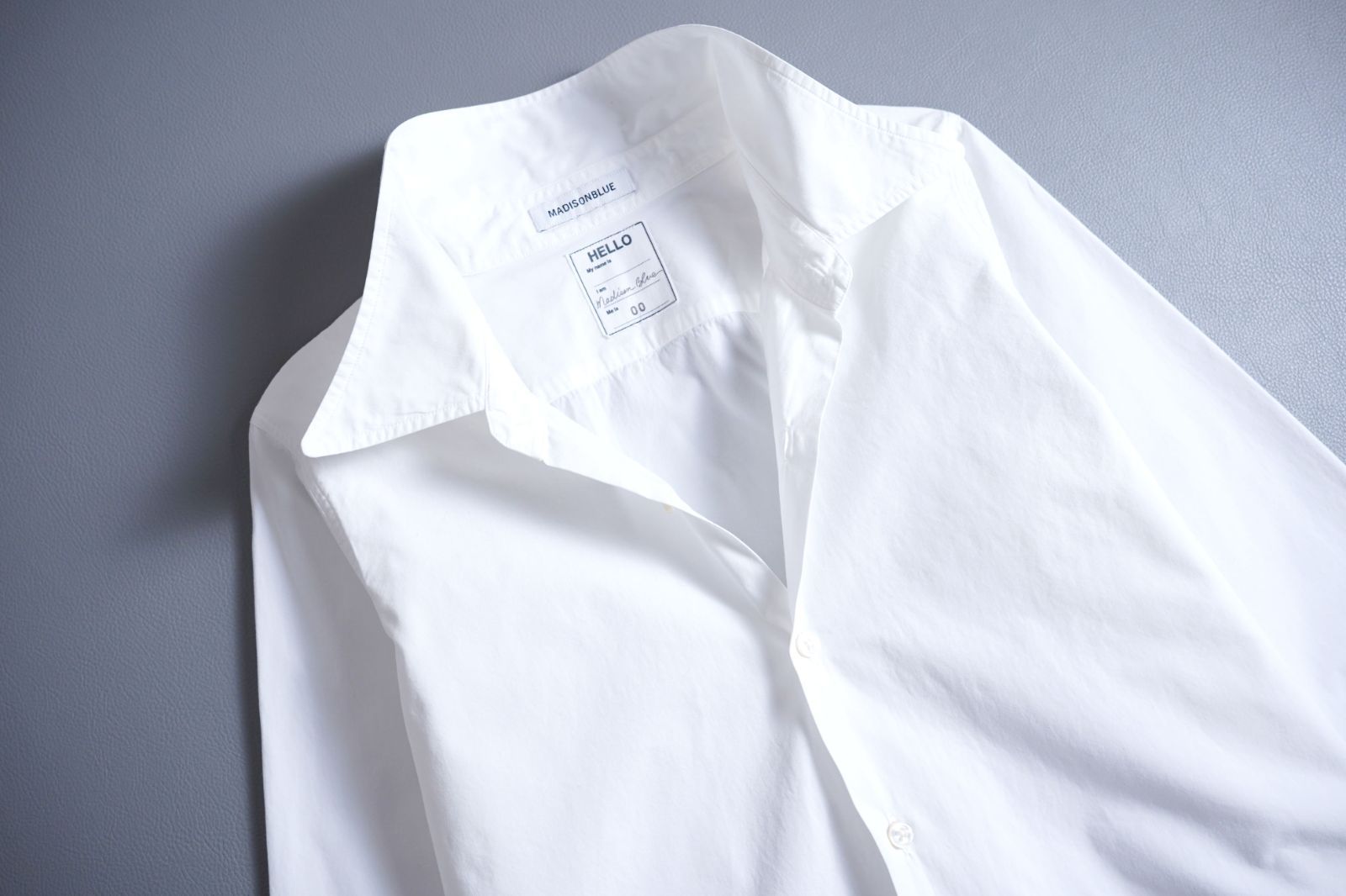 190t*美品 MADISONBLUE マディソンブルー コットン マダムシャツ 00 XS