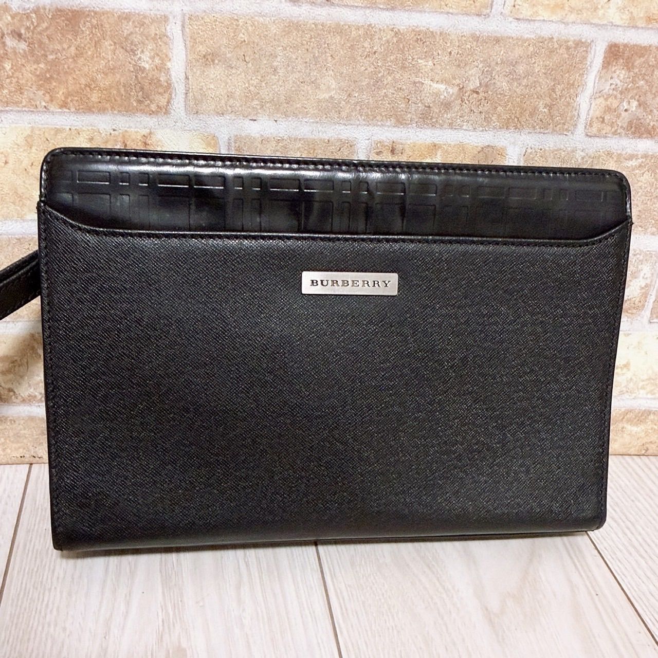 美品) Burberry(バーバリー)セカンドバッグ クラッチバッグ - メルカリ