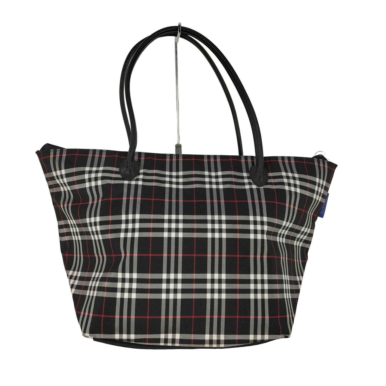 バーバリーズ BURBERRYS BLUE LABEL レザーハンドル ノバチェック 舟形