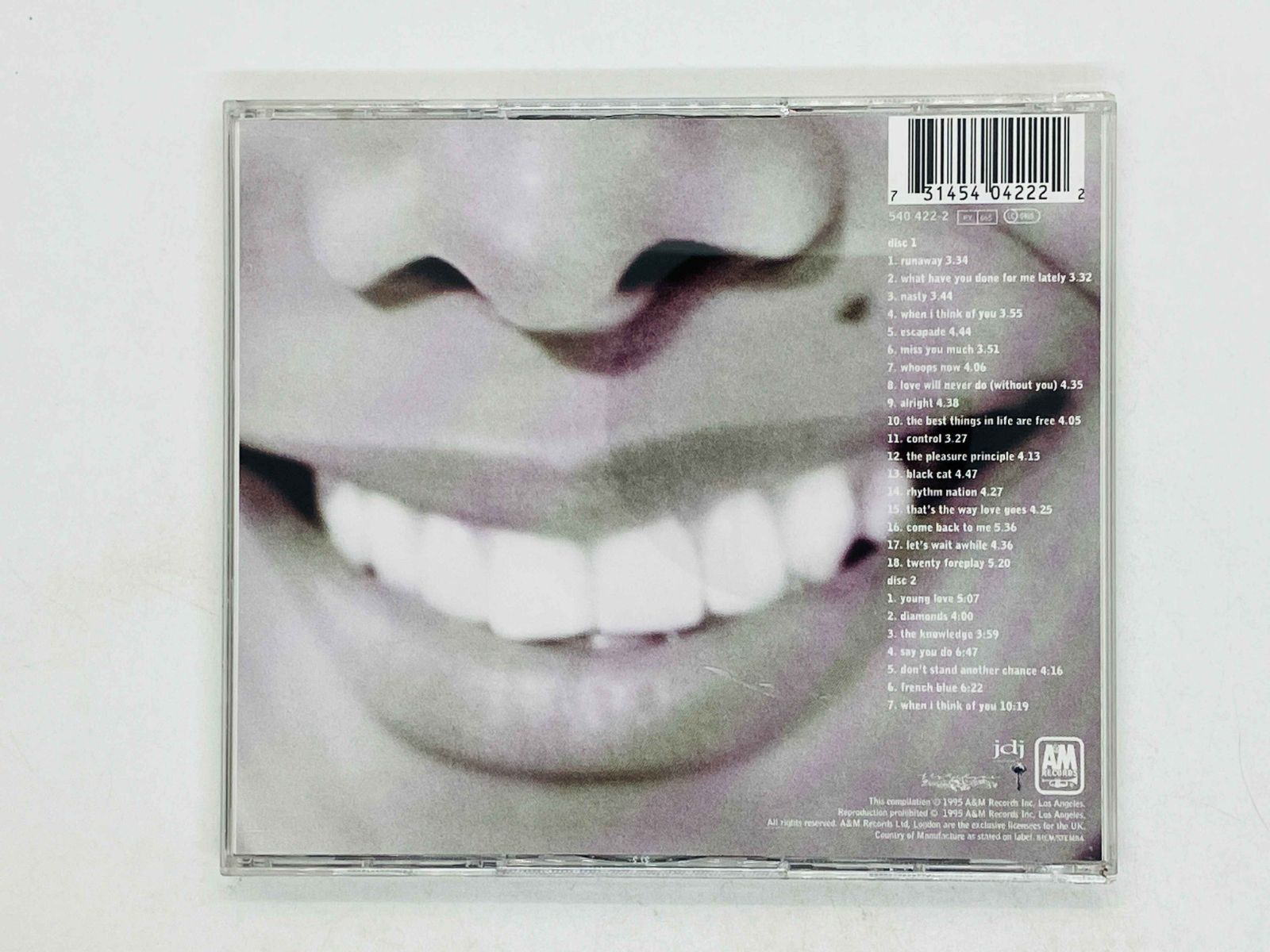 2CD janet jackson / design of a decade / ジャネット・ジャクソン