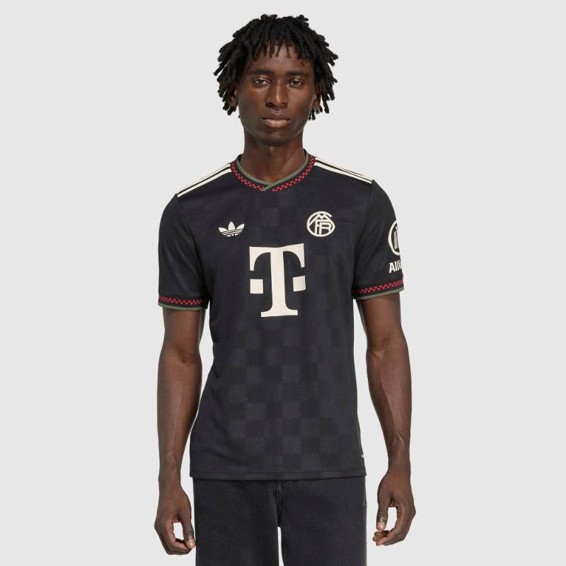 【送料無料・匿名配送】adidas Originals アディダスオリジナルス バイエルンミュンヘン 25/26 サード ユニフォーム シャツ 黒 ブラック 新品 正規品 並行輸入 日本未発売