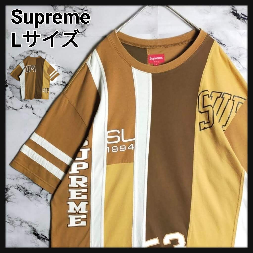 人気デザイン】シュプリーム☆総柄 人気Lサイズ Tシャツ 入手困難 即