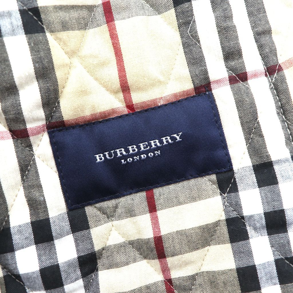 BURBERRY 英国製 キルティングジャケット M ベージュ 裏地 ノバ
