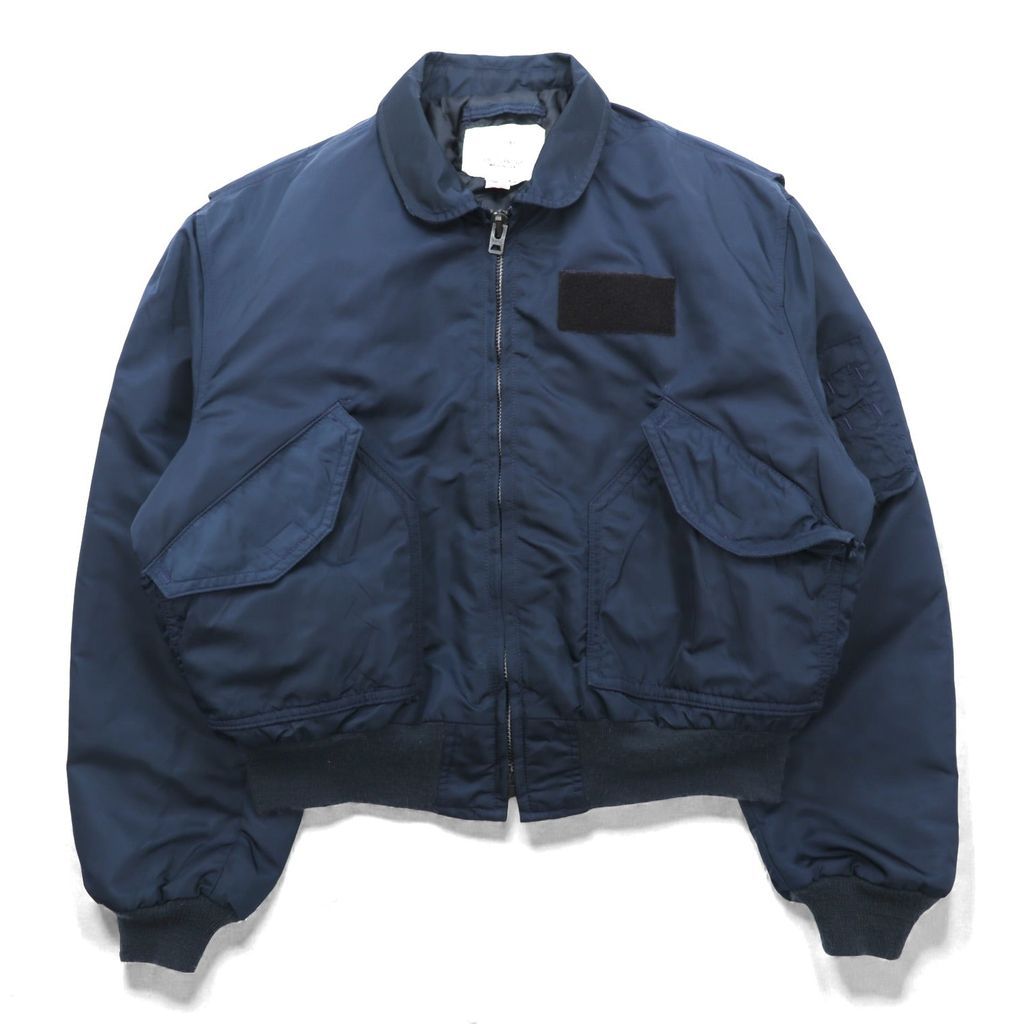 SPIEWAK 90年代 USA製 CPW-45 フライトジャケット XL ネイビー 短丈